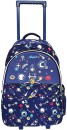 Trolley-Backpack-with-LED-Light-Wheel-Outer-Space Sale