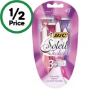 BiC-Soleil-Twilight-3-Blade-Disposable-Razors-Pk-4 Sale