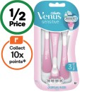 Gillette-Venus-Sensitive-Disposable-Razors-Pk-3 Sale