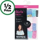 Bonds-Girls-Cotton-Brief-Assorted-Pk-4 Sale