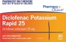 Pharmacy-Choice-Diclofenac-Potassium-Rapid-25mg-30-Tablets Sale