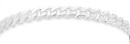 Sterling-Silver-19cm-Bevelled-Curb-Bracelet Sale