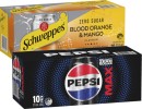 Pepsi-Solo-or-Schweppes-Soft-Drink-or-Schweppes-Sparkling-Water-10x375mL Sale