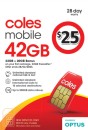 Coles-Mobile-25-SIM Sale