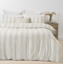 Stripe-Linen-Cotton-Quilt-Cover-Set-Queen-Bed-Natural Sale