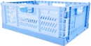 Collapsible-Crate-Medium-Blue Sale