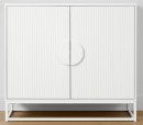 Stevie-Ribbed-Cabinet-White Sale