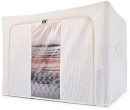 Linen-Look-Collapsible-Box-with-Window-Extra-Large-Stripe Sale