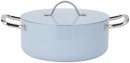 24cm-Ceramic-Non-Stick-Casserole-Blue Sale