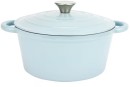 4L-Blue-Cast-Iron-Casserole Sale