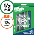 Gillette-Solo-3-Handle-with-20-Blade-Cartridges-Razor-Pack Sale