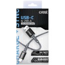 Crest-USB-C-to-USB-A-Braided-Cable-15m-Assorted Sale