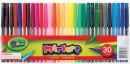 Fine-Tip-Coloured-Markers-30pk Sale