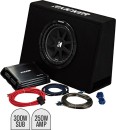 Kicker-10-Subwoofer-in-Slim-Enclosure-Plus-Amplifier-Wiring-Kit Sale