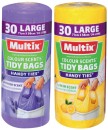 Multix-Colour-Scents-Kitchen-Tidy-Bags-with-Handles-3035-Pack-Selected Sale