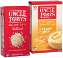 Uncle-Tobys-Rolled-Oats-1kg-Oats-Quick-Sachets-10-Pack-or-Hi-Fibre-8-Pack Sale