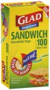 Glad-Snap-Lock-Resealable-Sandwich-Bags-100-Pack Sale