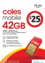 Coles-Mobile-25-Prepaid-SIM Sale