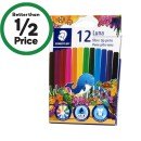 Staedtler-Luna-Fibre-Tip-Marker-Pk-12 Sale