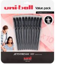 Uni-Ball-Jetstream-101-Rollerball-Pens-10-Pack Sale