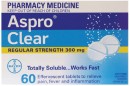 Aspro-Clear-Regular-Strength-Pain-Relief-60-Soluble-Tablets Sale