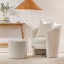 Adele-Small-Boucle-Ottoman-by-Habitat Sale