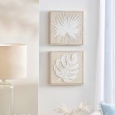 Culgoa-Leaf-Textured-Framed-Wall-Art-by-MUSE Sale