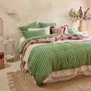 Maisie-Green-Check-Quilt-Cover-Set-by-Habitat Sale