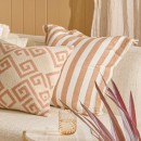 Frankie-Stripe-Feather-Cushion-by-MUSE Sale