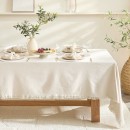 Ashra-Fringed-Beige-Table-Linen-Range-by-MUSE Sale