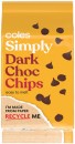 Coles-Simply-Compound-Chocolate-Chips-250g Sale