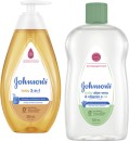 Johnsons-Baby-Oil-with-Aloe-Vera-or-Baby-3-in-1-Wash-500mL Sale