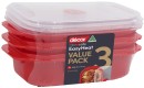 Dcor-Microsafe-Easy-Heat-Containers-900mL-3-Pack Sale