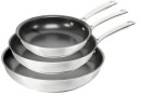 The-Cooks-Collective-ONE-Stainless-Steel-Non-Stick-20cm-24cm-and-28cm-Frypan-Set Sale