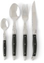 Heritage-24pc-Laguiole-Cutlery-Set-in-Black Sale