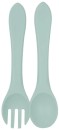 Guardian-Silicone-Fork-Spoon-Set-Seafoam Sale