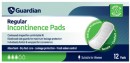 Guardian-Incontinence-Pads-Regular-12-Pack Sale