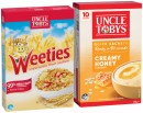 Uncle-Tobys-Rolled-Oats-Quick-Sachets-810-Pack-or-Weeties-Cereal-510g-Selected-Varieties Sale