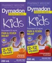 Dymadon-For-Kids-2-12-Years-Orange-or-Strawberry-Flavour-200mL Sale