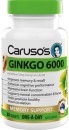 Carusos-Ginkgo-6000-60-Tablets Sale