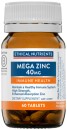 Ethical-Nutrients-Mega-Zinc-40mg-60-Tablets Sale