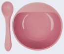 Guardian-Silicone-Spoon-Bowl-Set-Dusty-Berry Sale