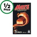 Mars-or-Snickers-Frozen-Dessert-Bars-247-250ml-Pk-5-From-the-Freezer Sale