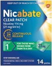 Nicabate-Clear-Patch-21mg24-hr-14-Patches Sale