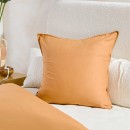 Washed-Linen-Look-Toffee-European-Pillowcase-by-Essentials Sale