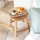 Ward-Recycled-Teak-Round-Stool-by-MUSE Sale