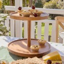 Marbella-Acacia-2-Tier-Lazy-Susan-by-MUSE Sale