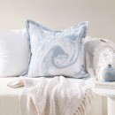 Ripple-Blue-Square-Cushion-by-Habitat Sale