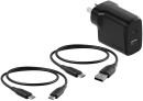 Cygnett-RapidCharge-Wall-Charger-and-Cables-Bundle-Black Sale