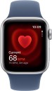 Apple-Watch-SE-GPS-40mm-Silver-CaseDenim-Sport-Band-SM Sale
